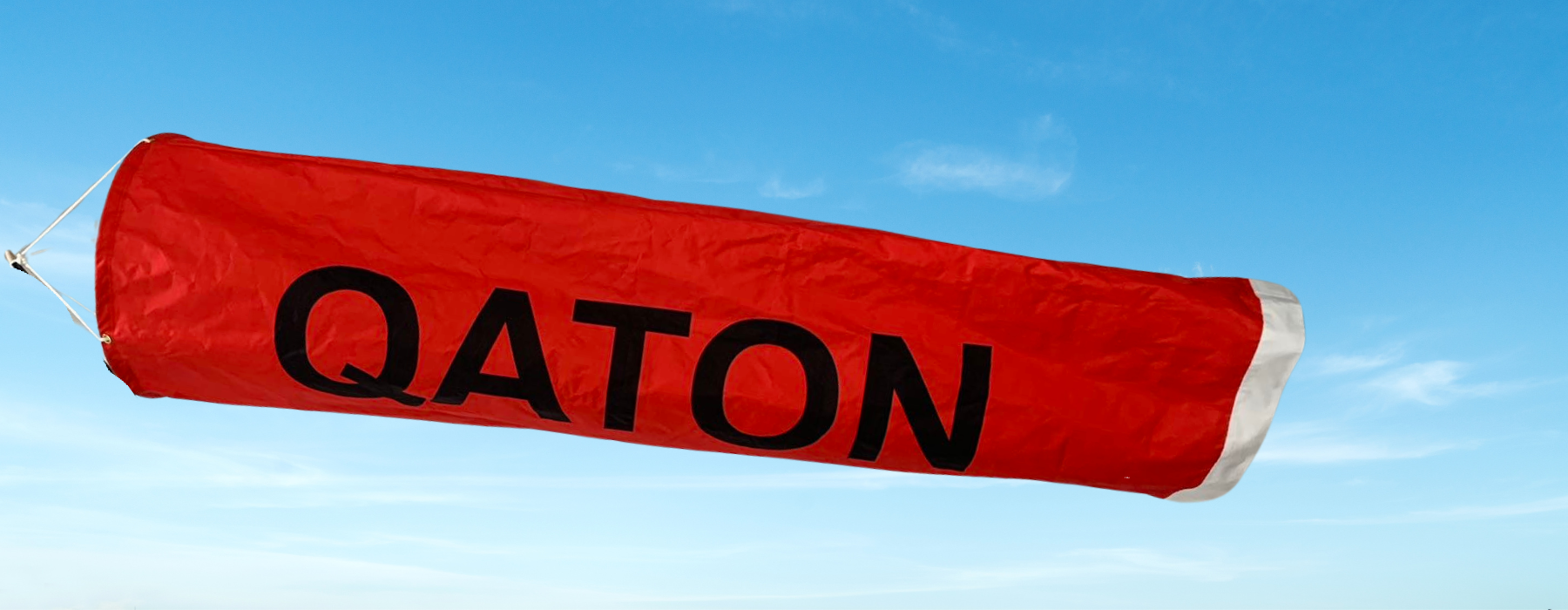 Qaton Qatar custom printed oilfield windsock