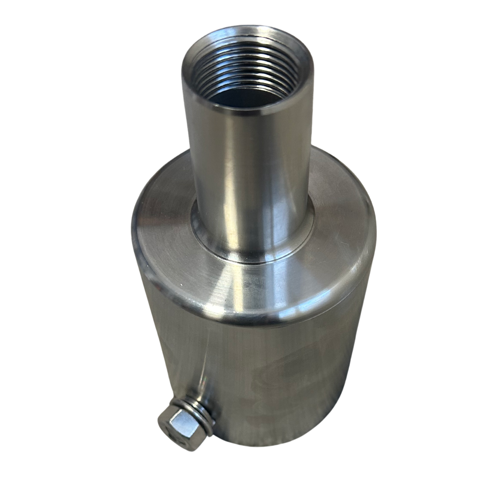 Heavy duty stainless steel pole adapter for windsock frames and 2" pole  