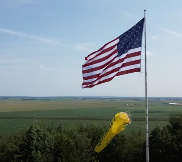Large windsock at Landman golf course 