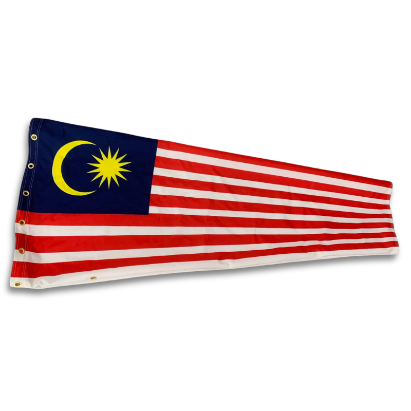 Malaysia Windsock Flag Heavyduty 2000X - Custom Windsocks Image