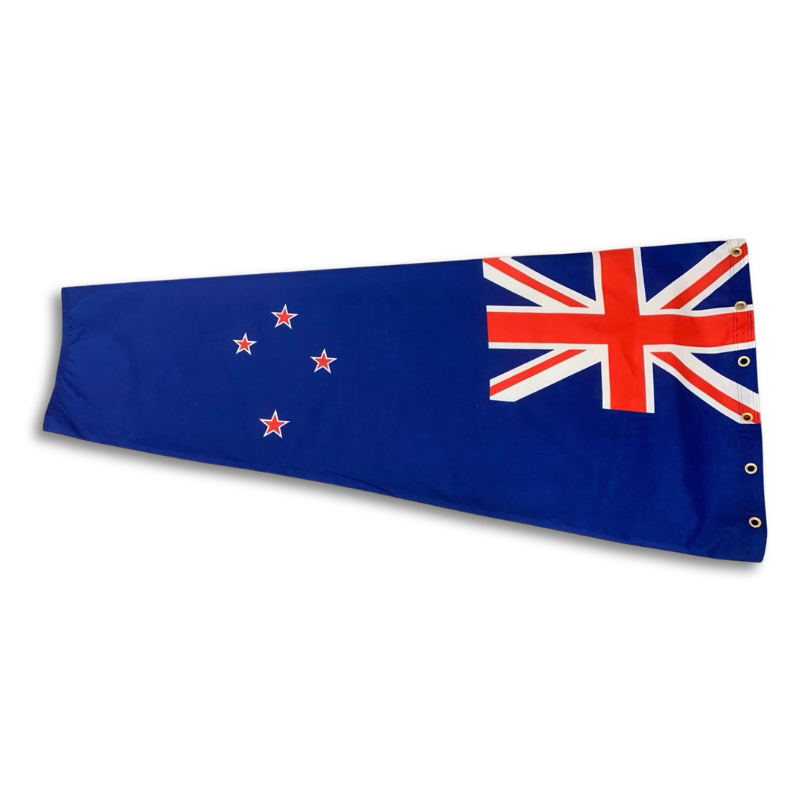 heavy duty New Zealand windsock flag infographic 