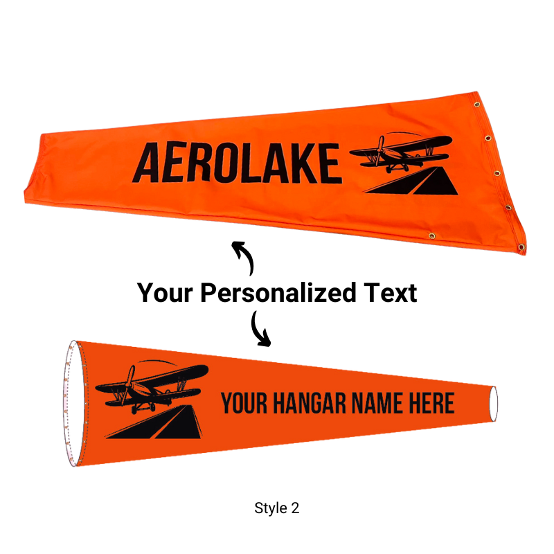 Personalized Airport Windsock Style - Custom Windsocks Image