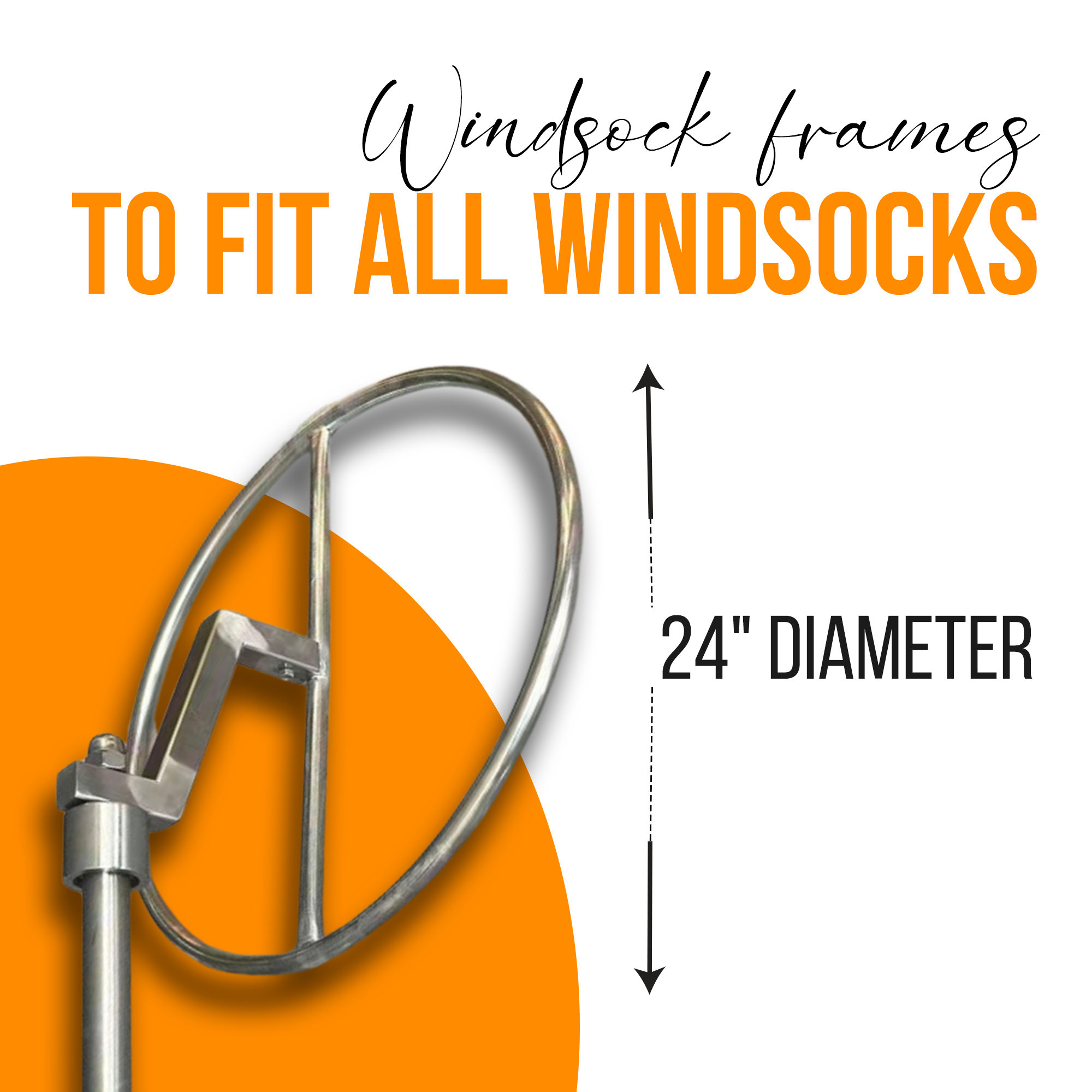 Custom Windsocks Heavy Duty Windsock Frame Australia | Durable and Responsive Stainless ...