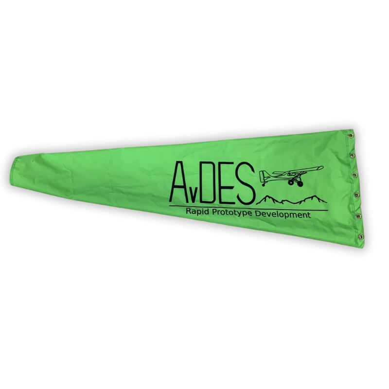 Airport custom printed windsocks for airstrip, airport, hangars
