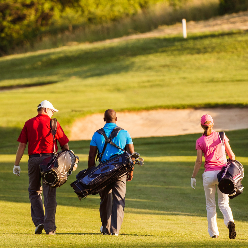 Custom printed golf pin windsock for Charity tournaments 