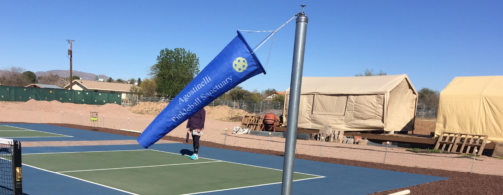 custom printed pickleball windsock