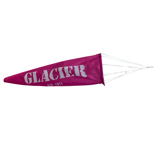 Custom logo golf pin windsock flag for charity golf tournaments 