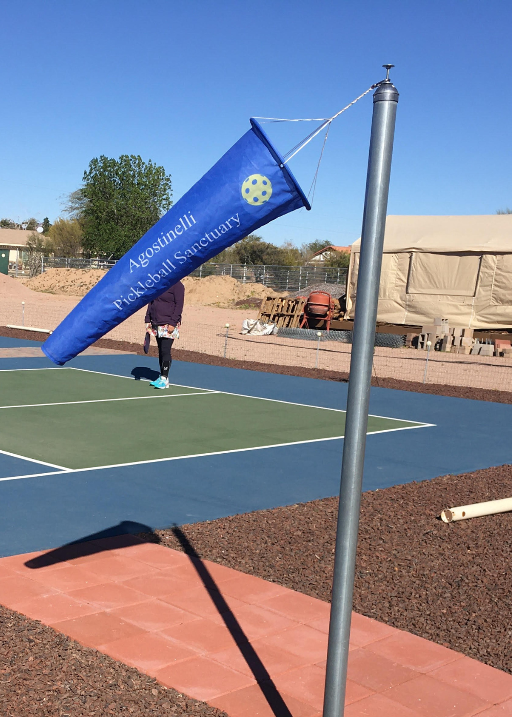 custom printed pickleball windsock