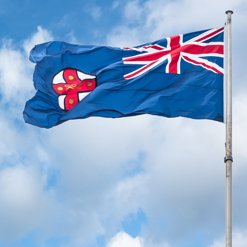 New South Wales flag for outdoor use
