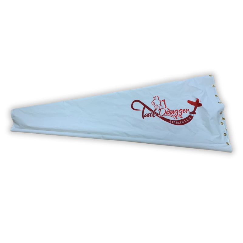 Airport custom printed windsocks for airstrip, airport, hangars