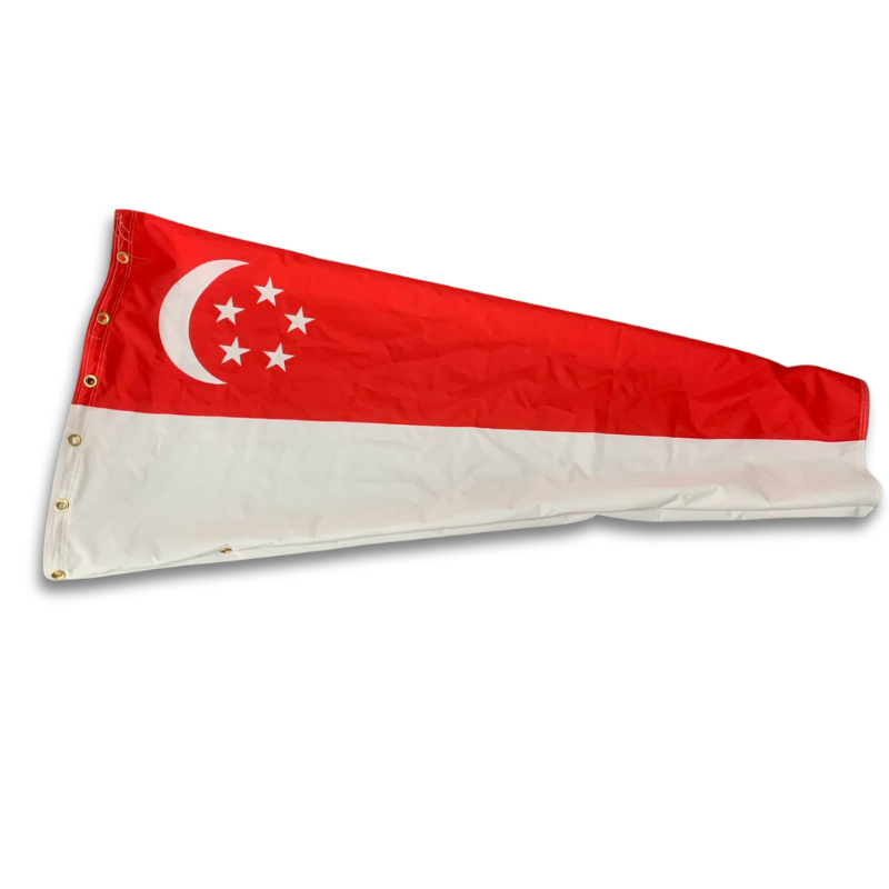 Singapore heavy duty windsock flag