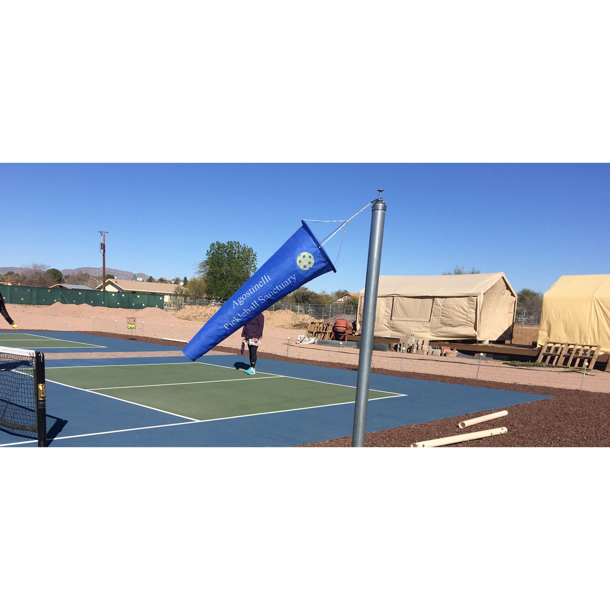 Pickleballcourtwindsock - Custom Windsocks