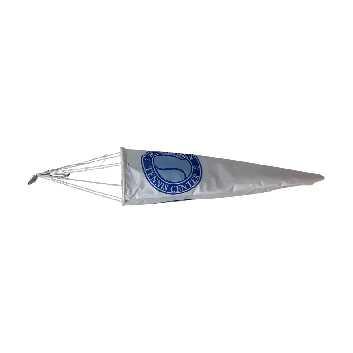 Lightweight custom printed tennis court windsocks. Print your court, club or sponsor's logo in full color